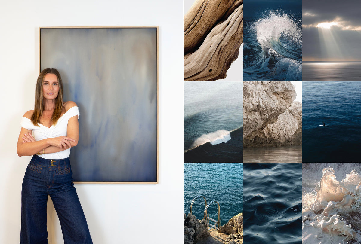 Artwork with artist Michelle Witters